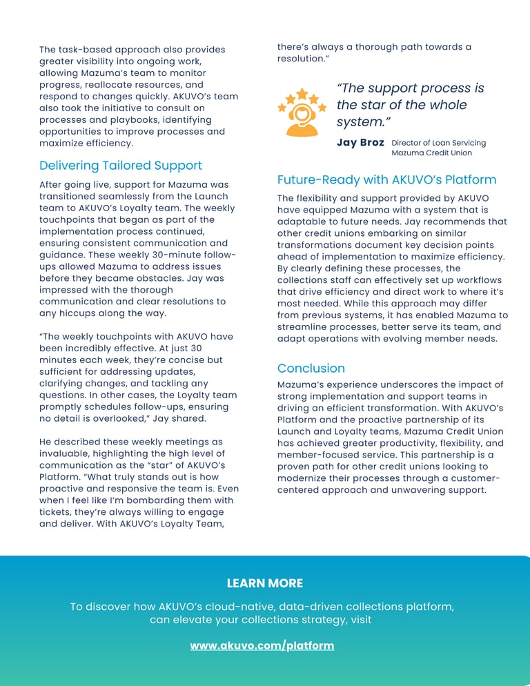 Mazuma Credit Union: AKUVO Case Study