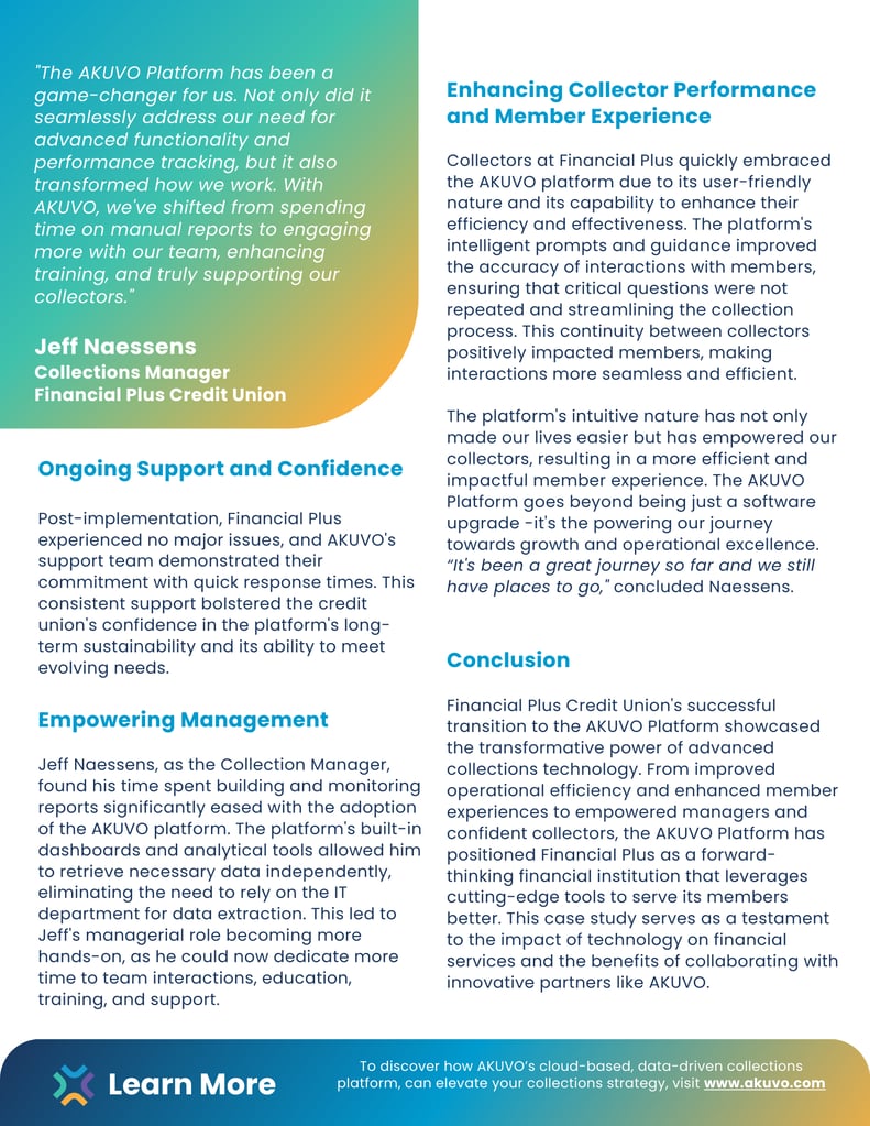 Financial Plus: Case Study 